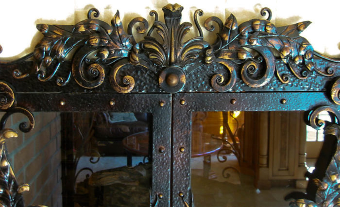 filter_Metal Fireplace Detail
