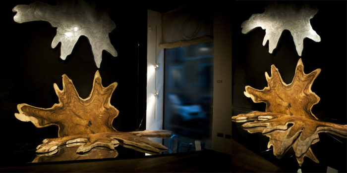 filter_Metal & Wood Wall Sculpture
